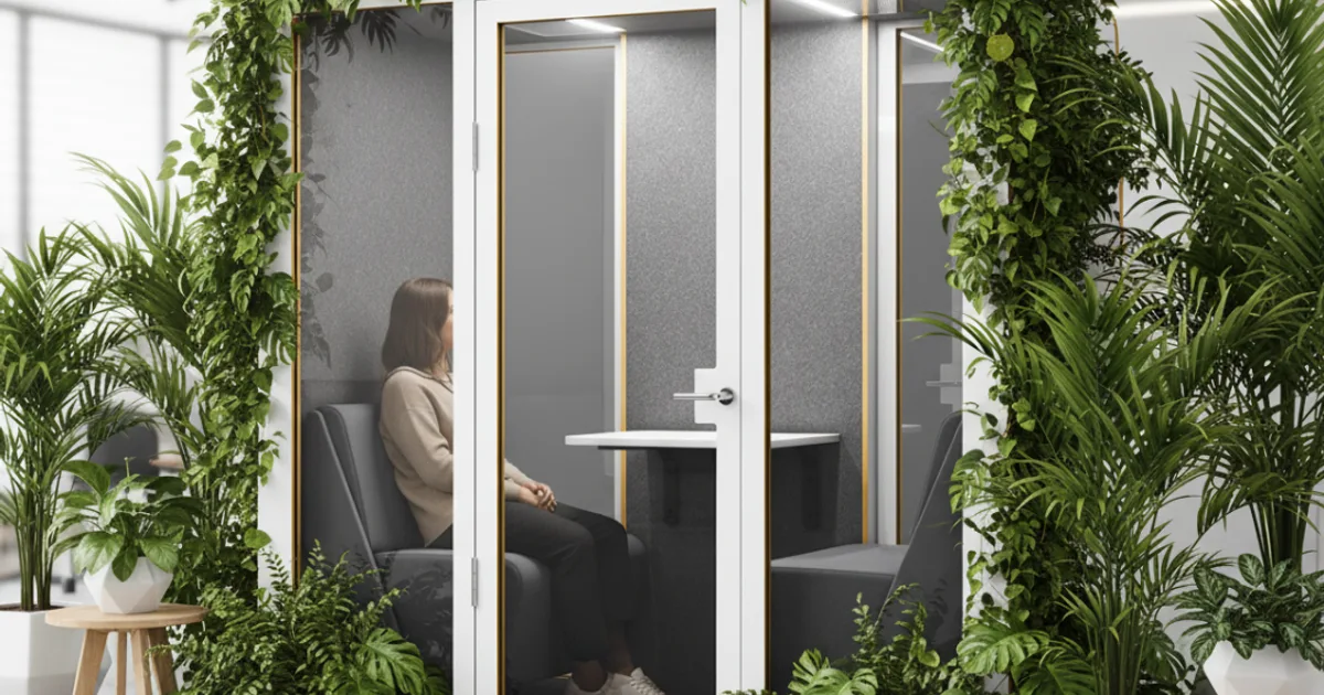 Boks biurowy vs kabina akustyczna — czym się różnią w praktyce?