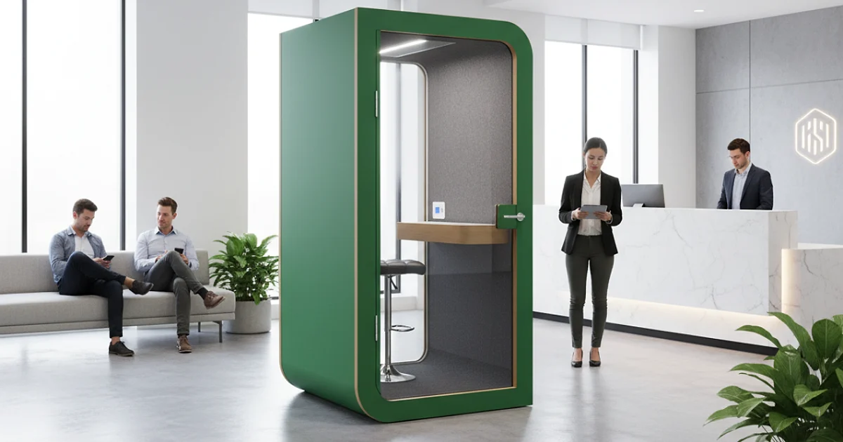 Komora akustyczna w biurze — czy to to samo co kabina?